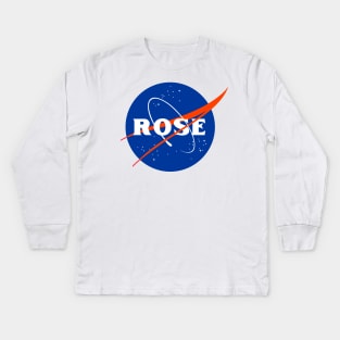 Nasa - Rose Kids Long Sleeve T-Shirt